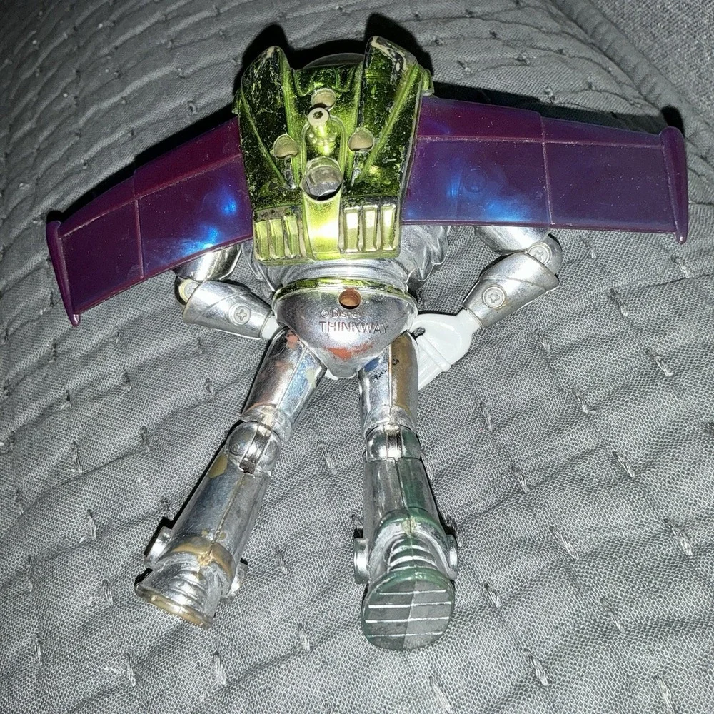 Toy Story Buzz‎ Lightyear Figure Limited Metallic Silver THINKWAY